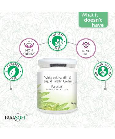 Parasoft cream for dry skin by Salve Paraben free with Aloe vera extract (500 gm) - Buy Online on GoSupps.com
