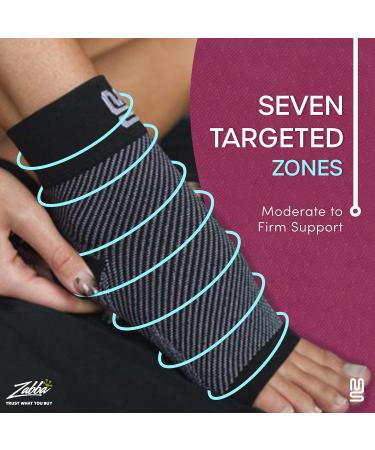 Modetro Socks - Ankle Compression Socks for Support & Discomfort Relief | Dotted Black - Large | International Shipping Available - Buy Online on GoSupps.com