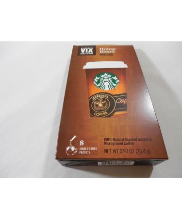  STARBUCKS Starbucks VIA Coffee House Blend (8ct) - Buy Online on GoSupps.com