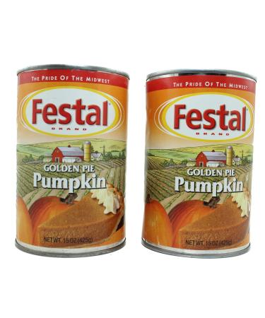 Festal Golden Pie Pure Pumpkin 2 - 15 OZ Cans