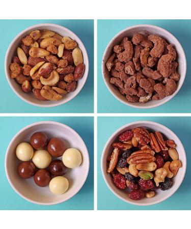 Nuclear Energy Happy Birthday Set | Unique Gift for Men & Women | Hearty Nuts Piquant Nut Mix & Sweet Fruits | 4x 60g Gift Packaging - Buy Online on GoSupps.com