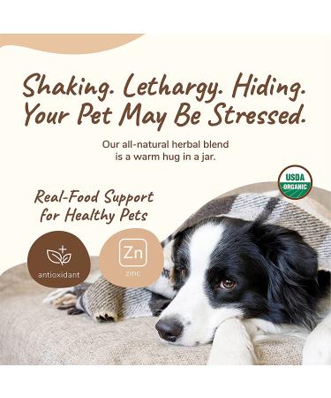 Kin+Kind Healthy Calm Herbal Blend for Dogs & Cats - Chamomile & Thyme Supplement 4 oz - Buy Online on GoSupps.com