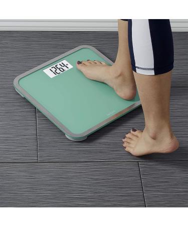 Taylor Digital Glass Bathroom Scale - 500 lb Capacity, Large Display, Sea Foam Green - Buy Online on GoSupps.com