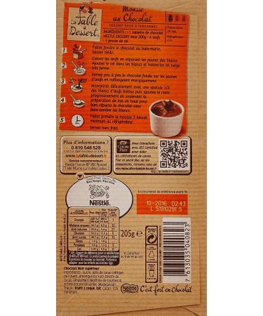 Nestl Dessert Baking Chocolate 52% - 7.2oz | Premium Quality Baking Chocolate - Buy Online on GoSupps.com