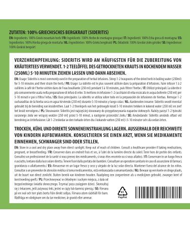  Alpi Nature Greek Mountain Tea 125g by Alpi Nature Dried Greek Mountain Grass Siderite Tea Cut Flower Stems - Buy Online on GoSupps.com