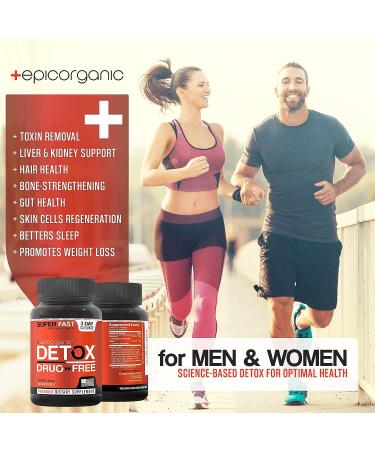 Epic Organicum 3 Day Detox Cleanse | Extra Strength | Healthy Gut Support | Colon Cleanse | Made in USA | 36 Capsules - Buy Online on GoSupps.com
