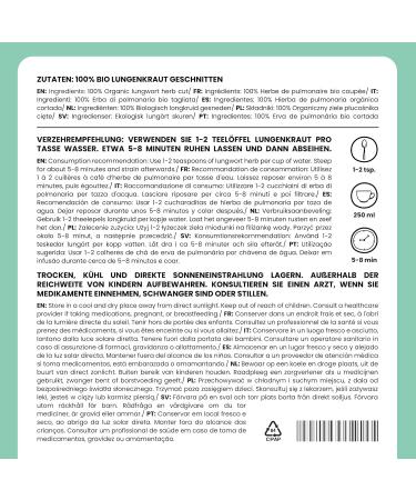  Alpi Nature Alpi Nature Pulmonary Organic Herbal Tea 100 g organic Pulmonary Officinal Dried and Cut Loose Tea - Buy Online on GoSupps.com