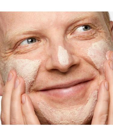 Clinique For Men Exfoliating + Cleansing Face Scrub With Salicylic Acid With Silica | Gentle For Daily Use | Preps For Shaving | For All Skin Types 3.4 Fl Oz - Buy Online on GoSupps.com
