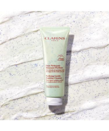 Clarins NEW Purifying Gentle Foaming Face Cleanser | Cleanses Purifies Softens and Mattifies| Combination To Oily Skin Types 4.4 Fl Oz (Pack of 1) - Buy Online on GoSupps.com
