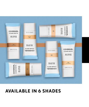 COVERGIRL Clean Matte BB Cream Light 520 - 1 Fl Oz | For Oily Skin | Packaging May Vary - Buy Online on GoSupps.com