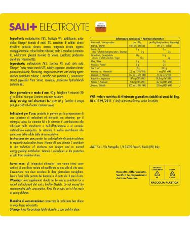Watt Sali+ Electrolyte For energy during physical activity Format Doypack 600 g Orange flavor - Buy Online on GoSupps.com