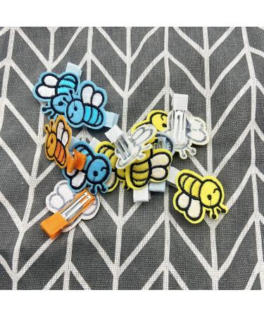 Bee Alligator Hair Clips - 20 Pcs Honeybee Hair Accessories for Girls, Children, Teens - Buy Online on GoSupps.com