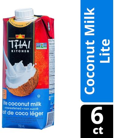 Thai Kitchen Premium Unsweetened Coconut Milk Lite Tetra 750ml Case Pack Count 6 Unsweetened Coconut Milk Lite 750 ml (Pack of 6) - Buy Online on GoSupps.com
