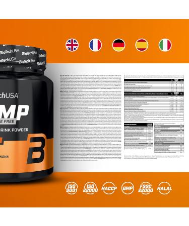 Biotechusa Pump Caffeine Free - Pre-Workout Drink Powder | 19 Active Ingredients for Energy Concentration & Immune Support | 330g Tropical Fruits - Shop Internationally! - Buy Online on GoSupps.com