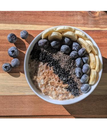 Organic Black Chia Seeds (500g) - 100% Natural Vegan Lab Tested No Additives - Organic Cultivation - Buy Online on GoSupps.com