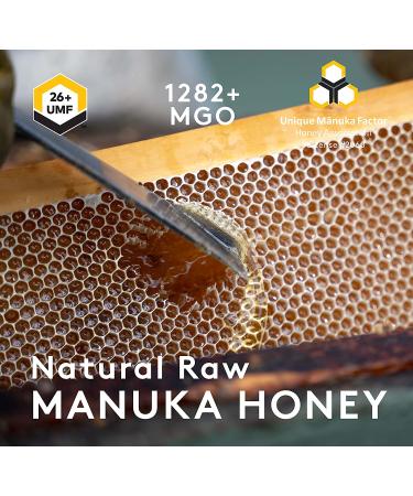 Buy New Zealand Honey Co. Raw Manuka Honey UMF 26+ | MGO 1282+ - 8.8oz | Premium Quality - Buy Online on GoSupps.com