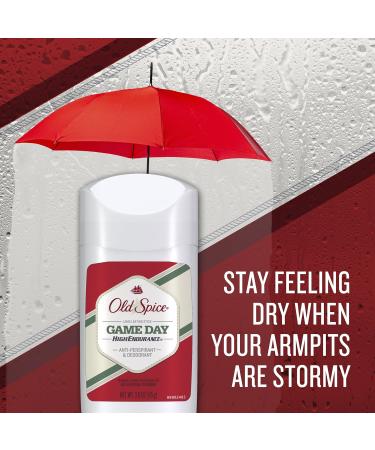 Old Spice High Endurance Game Day Men's Antiperspirant Deodorant Stick 3 Oz, Pack of 6 - Buy Online on GoSupps.com