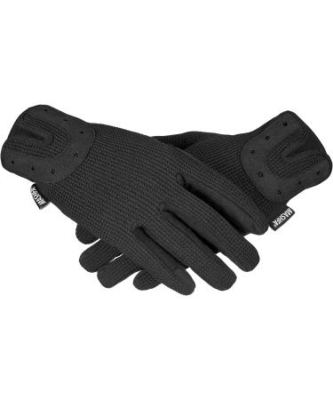 Mashfa Women's Horse Riding Gloves - Dublin Track Cotton Fabric with Shires Leather - Medium Size - Buy Online on GoSupps.com