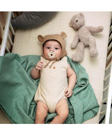 Soothing Moonkie Pacifiers Set - BPA-Free | Safe & Comfy | Newborn Essentials - Shifting Sand/Buck (2 Pack) - Buy Online on GoSupps.com