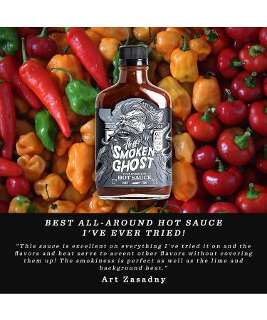 Hoff & Pepper Smoken Ghost Louisiana Style Hot Sauce 6.7 Fl Oz - Handmade Tennessee Hot Sauce for Spicy Lovers - Perfect for Grilling and Seasoning - Buy Online on GoSupps.com