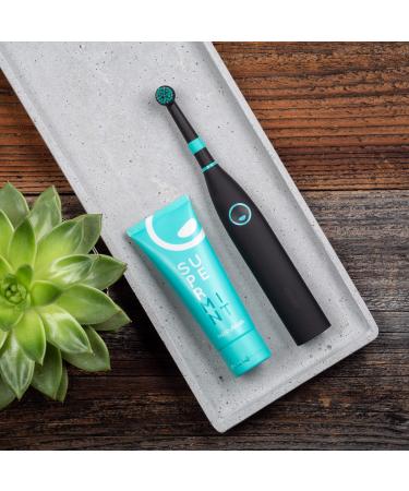 Happybrush Plug-In Brushes for Electrical Rotating Toothbrushes - Compatible with R2 & Other Brands - Black - 3x3 Pack | International Shipping Available - Buy Online on GoSupps.com