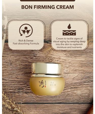 Sooryehan Bon Firming Cream 2.5fl oz | Korean Skincare for Face & Neck - Tightens Nourishes Ginseng Amino Acids - Buy Online on GoSupps.com