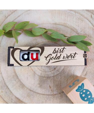 You Are Worth Gold - Chocolate Bar Gift Box | Perfect Men's Gifts Thank You Gifts & Girlfriend Gift Ideas - Buy Online on GoSupps.com