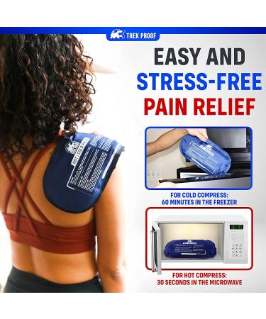 3-Piece Ice Pack Set - Reusable Hot/Cold Therapy for Injury Recovery, Joint and Muscle Pain Relief - Rotator Cuff, Knees, Back & More - Buy Online on GoSupps.com