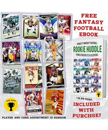 NFL Running Back Football Card Bundle - Set of 12 Mint Star RB Cards with Relic, Serial, Rookie, Sleeve, Toploader, Fantasy Football eBook - Buy Online on GoSupps.com