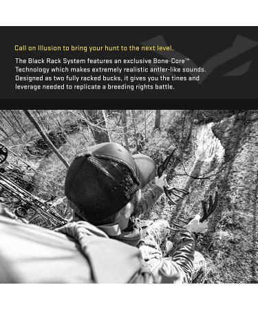 Illusion Systems Black Rack - Rattling Deer Antlers with Instructional Video - Buy Online on GoSupps.com