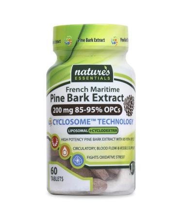 Liposomal Pine Bark Extract | 200mg per Pill | Clinically Studied Circulatory Support | Maximum Absorption Formula | 2 Month Supply | Non-GMO | Gluten-Free | Vegetarian | Lab Certified
