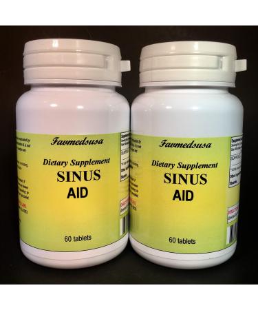 Sinus Aid (Seaprose). Made in USA - 120 (2x60) Tablets