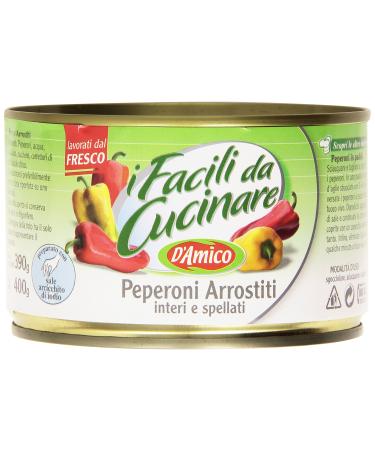 D'Amico D'Amico - Easy to cook whole peeled red bell peppers - 400g