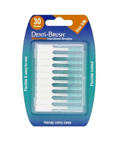 Denti-brush 30 Wire-free Interdental Brushes 1 30 Count (Pack of 1)