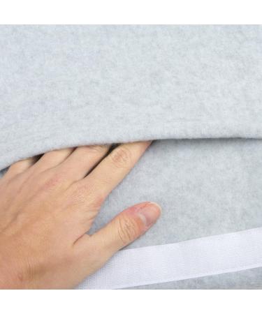 Breast and Chest Buddy Mastectomy Pillow & Seatbelt Cushion | Soft Gray with Pink Ribbon | Ideal for Mastectomy & Reconstruction Support - Buy Online on GoSupps.com