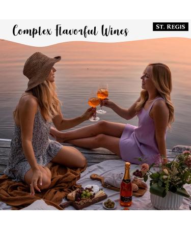 St. Regis Spritz 2 Pack (2 x 750 mL Per Bottle) - Non Alcoholic Sparkling Wine - Low Carb and Low Sugar - Perfect Food Pairing - Ideal Wedding Gifts or Gift Baskets - Enjoy Life and Flavorful Wine - Buy Online on GoSupps.com