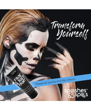 Black Face and Body Paint Cream 30ml - Costume & Dress Up Makeup by Splashes & Spills - Buy Online on GoSupps.com