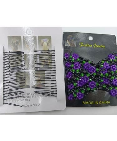 Lushype 5-Piece Magical Hair Accessories Set | Pearl Hair Comb Elastic Clips & Stylish Hairpise for Women & Girls - Perfect for Thick & Thin Hair - Buy Online on GoSupps.com