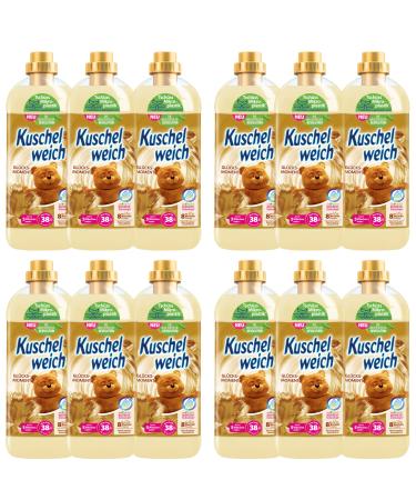 Cuddly soft fabric softener happiness moment skin tolerance dermatologically confirmed fabric softener cuddly soft without microplastics practical supply 12 x 1 liter per 38 washes fabric softener happiness moment (12 x 1 liter)