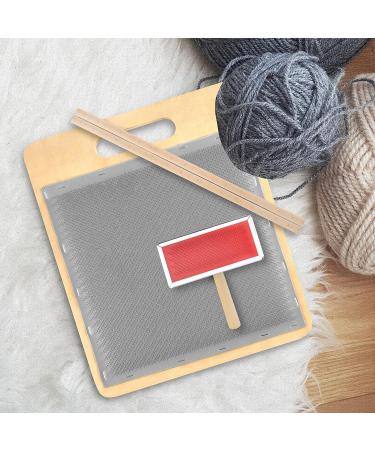 Wool Blending Board and Brush Set - 1 Blending Board, 1 Wool Brush, 2 Dowels, Hand Carders - Perfect for Creating Rolags Wool - Buy Online on GoSupps.com