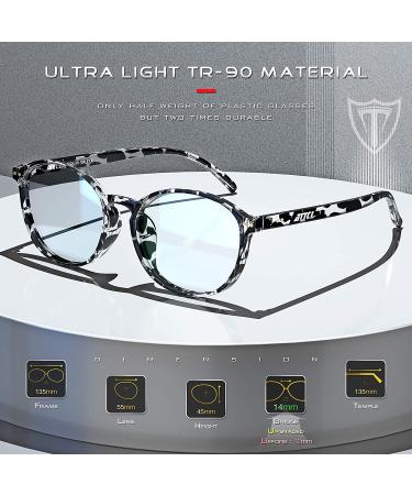 ATTCL Unisex Blue Light Blocking Round Computer Glasses - Heihua Frame for Men and Women - Buy Online on GoSupps.com