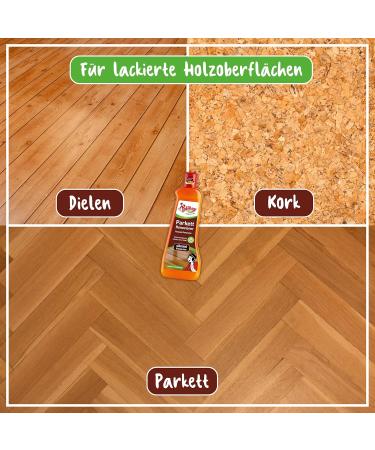 Poliboy Parquet Renovator - Shiny Finish for Wooden & Cork Floors - 500ml Made in Germany - Instant Sealing & Soil Cleaning - Buy Online on GoSupps.com