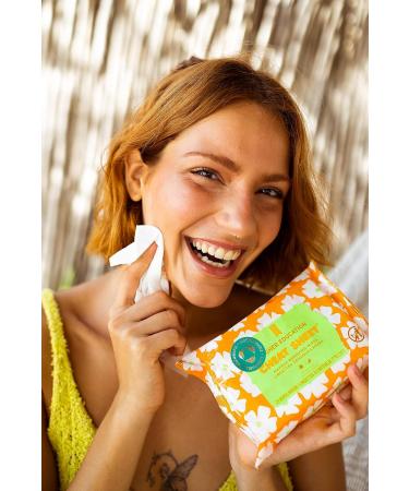 Higher Education Skincare Cheat Sheet Makeup Removing Wipes - 25 Disposable Waterproof Cleansing Towelettes for Face & Eyes Moisturizing Makeup Remover - Buy Online on GoSupps.com