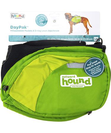 Outward Hound Daypak Green Dog Saddleback Backpack - Large - Buy Online on GoSupps.com