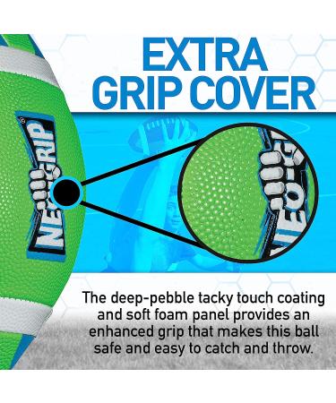 Franklin Sports Mini Foam Football - Grip-Tech Youth Ball with Sift and Tacky Cover - Easy Grip for Small Kids | Assorted Colors - Buy Online on GoSupps.com
