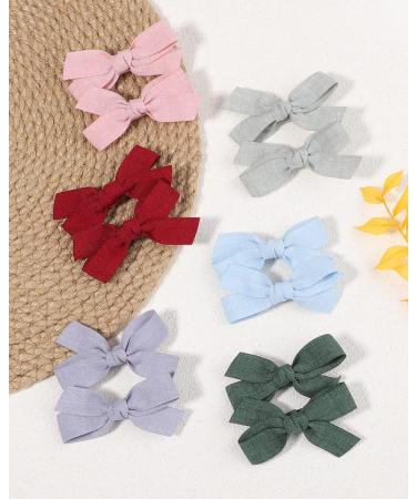 24pcs Mini Baby Hair Grinding Clips - Lined Solid Bands for Toddlers Girls & Newborns | International Shipping - Buy Online on GoSupps.com