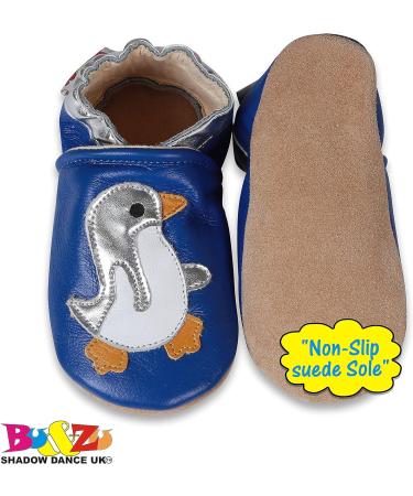 SHADOW DANCE UK Baby Shoes - Soft Sole Toddler Leather Winter Booties for Newborns - Babypenguin Design (12-18 Months) - Buy Online on GoSupps.com
