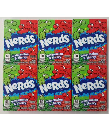Nestl Wonka Wild about Nerds What a Melon & So Verry Cherry 6 x 47g Pack