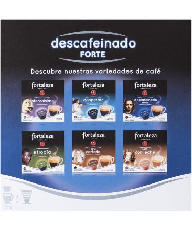  Fortaleza Fortaleza Coffee - Capsules Compatible with Dolce Gusto Decaffeinated Strong Authentic Intense and Aromatic Flavor Natural Roast Pack of 12 x 3 - Total 36 units - Buy Online on GoSupps.com
