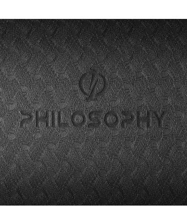 Philosophy Gym 13-inch Professional Yoga Wheel Roller in Gray-Black - Buy Online on GoSupps.com